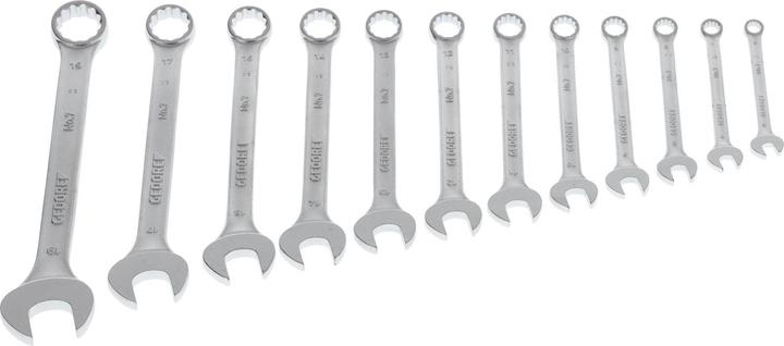 Image du produit Gedore 7-0112 Jeu de clés mixtes 12 pièces profil UD 6-19 mm (10 mm, 11 mm, 12 mm, 13 mm, 14 mm, 15 mm, 17 mm, 19 mm)