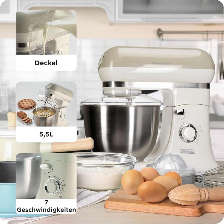 Produktbild Ariete 1588 Küchenmaschine Vintage (1200 W, 5.50 l)