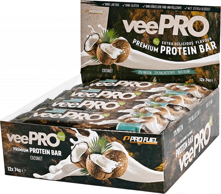 ProFuel Barre protéinée veePro (12 x 74g) (888 g, 12 pcs)