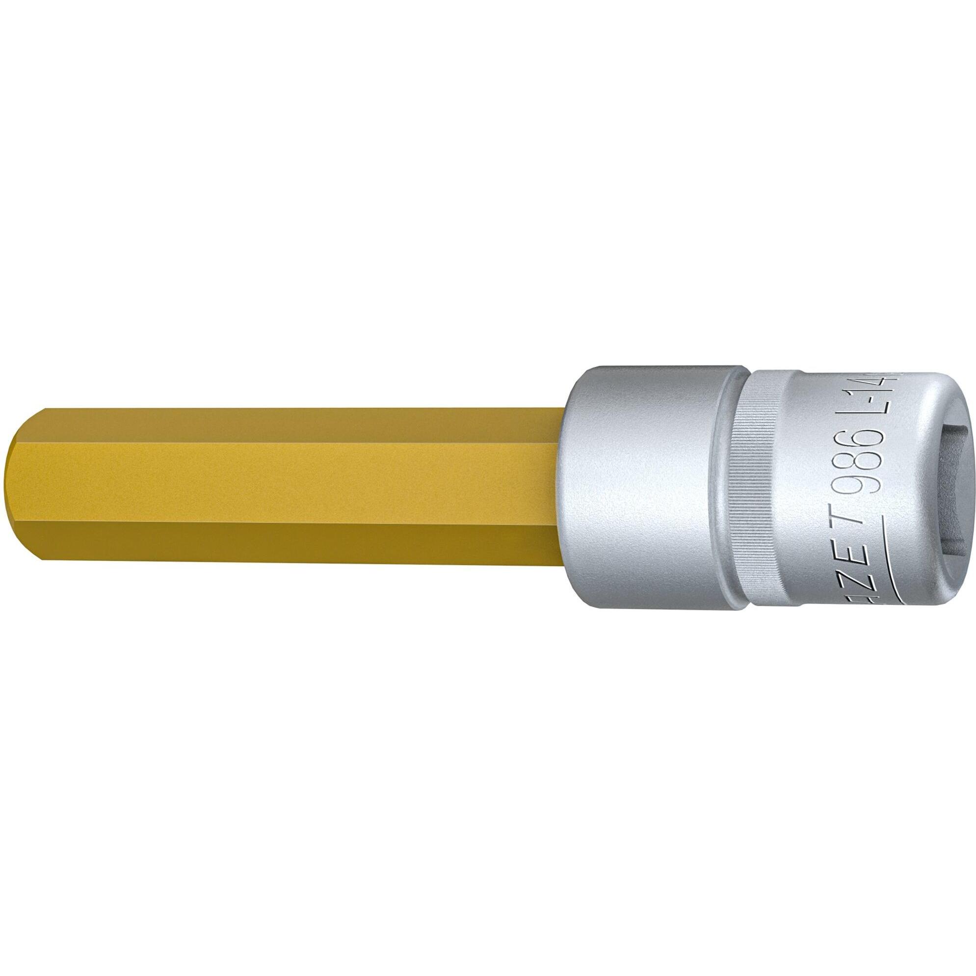 HAZET, Steckschlüssel + Stecknuss, Schraubendreher-Steckschlüsseleinsatz 986L-14 ∙ Vierkant12,5 mm (1/2 Zoll) ∙ Innen Se...