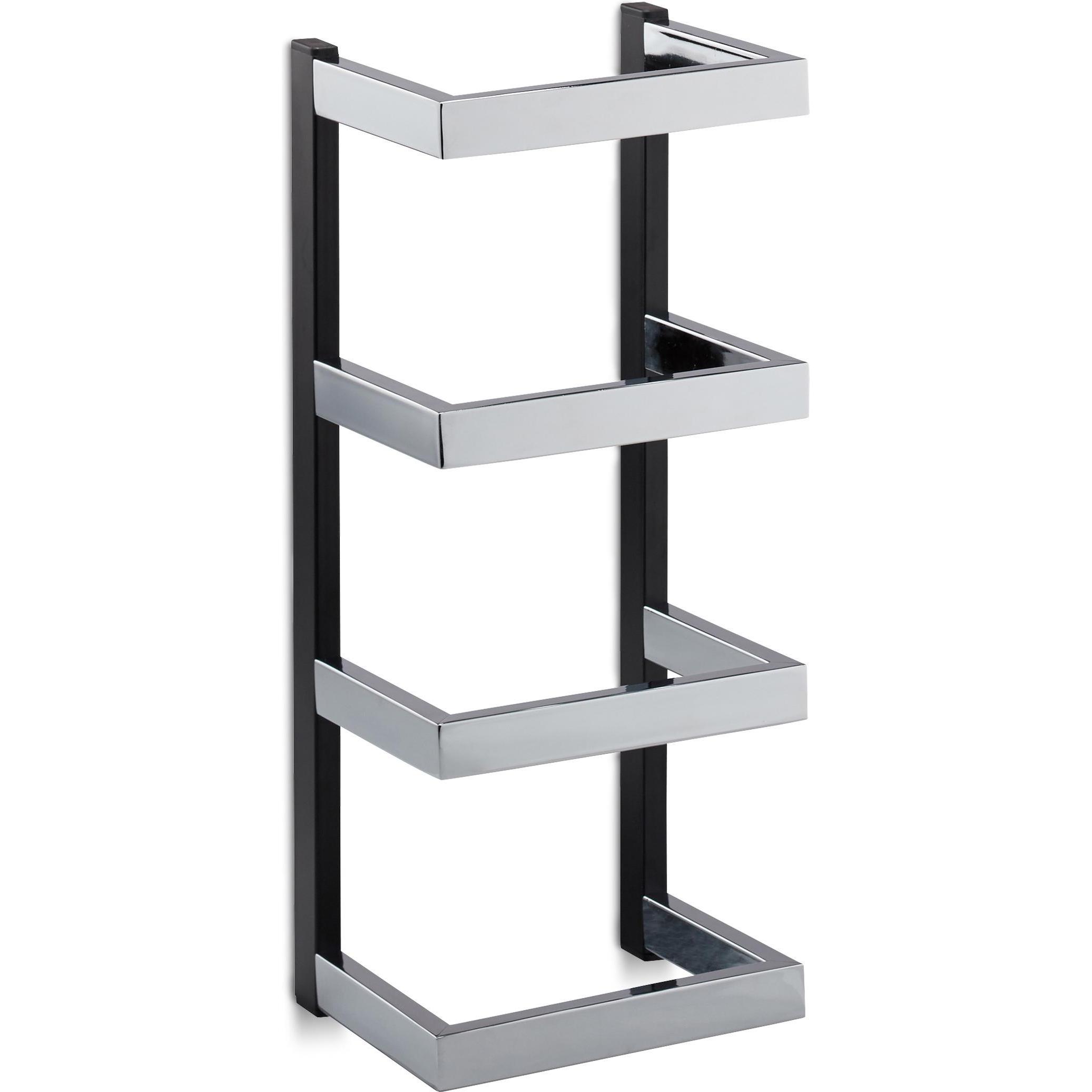 Relaxdays, Handtuchhalter + Handtuchhaken, Handtuchregal