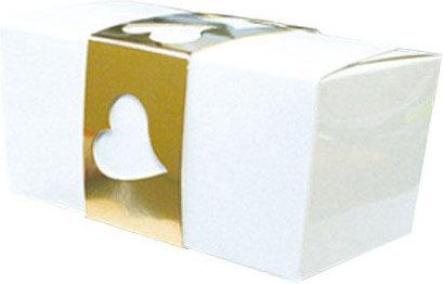 Produktbild Cerf-Dellier Pralinenschachtel Weiss und Gold