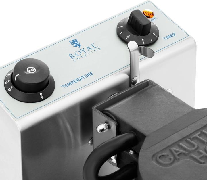 Produktbild Royal Catering Bubble-Waffeleisen Waffelmaschine Waffelautomat Profi-Waffeleisen 1200 W