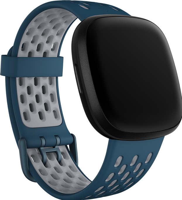 Produktbild Fitbit Versa 3/Sense Sportarmband L (Silikon, Versa 3, Sense)