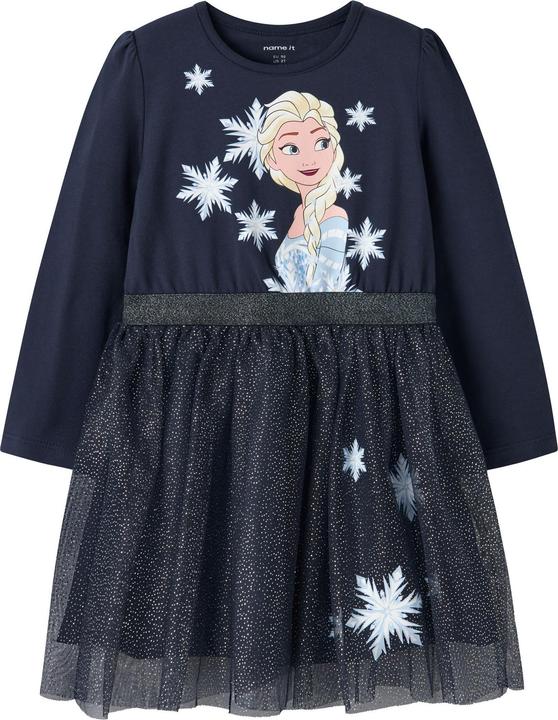 Name it Nmfosimi Frozen Ls Tulle Dress Lnoos Wdi (104)
