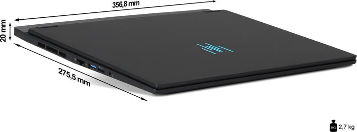 Actual product image Acer NH.QX7EV.004 Predator Neo 165 (16", 1000 GB, 16 GB, DE, Intel Core Ultra 9 275HX)