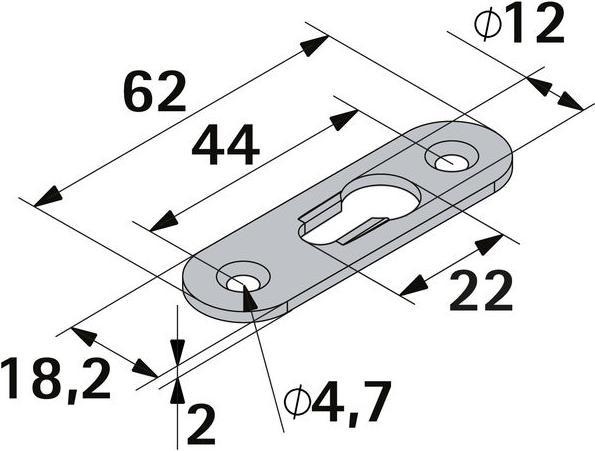 Produktbild Hettich Universalaufhänger (1 Stk.)