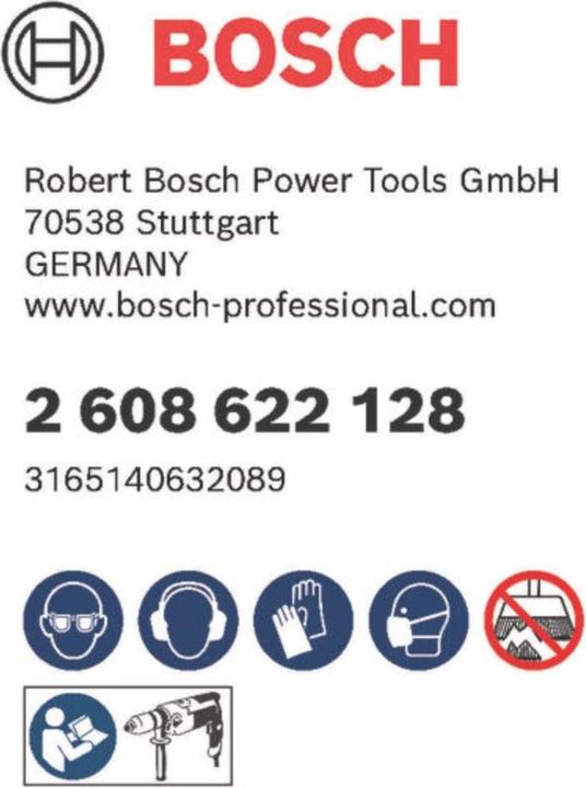 Actual product image Bosch Professional Zubehör PRO Stainless Steel heavy brush, straight shaft, 10 x 0.35 mm
