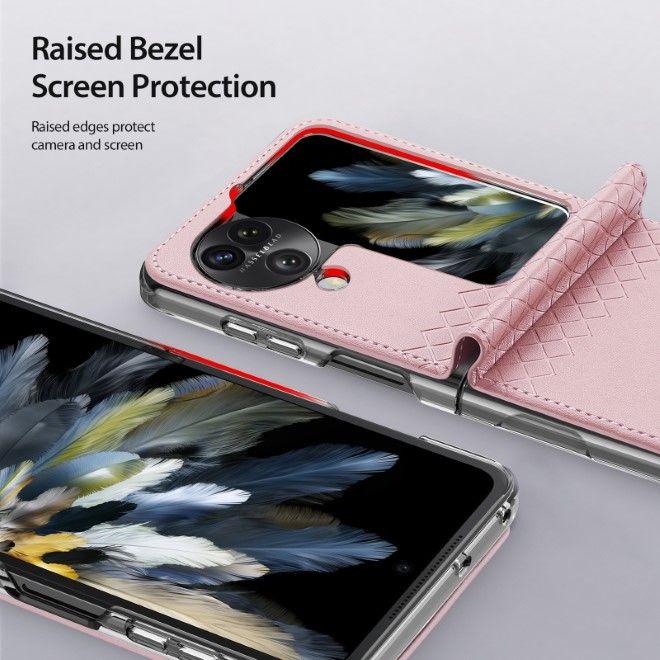 Actual product image Dux Ducis Bril Series Leather Cover (Oppo Find N3 Flip)