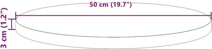 Actual product image VidaXL Gilli (Ø 50 x 3 cm)