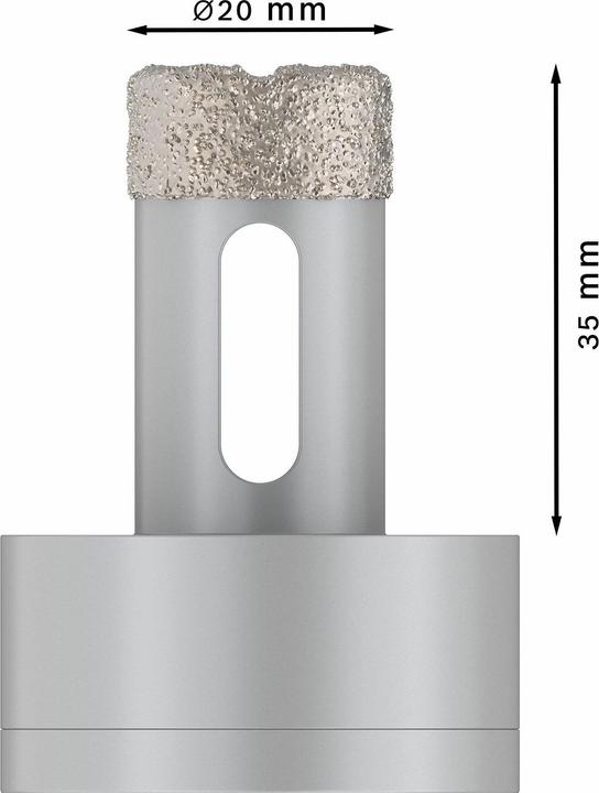Produktbild Bosch Professional Zubehör PRO Core Cutter dry X-Lock, 20 x 35 mm (20 Millimeter)