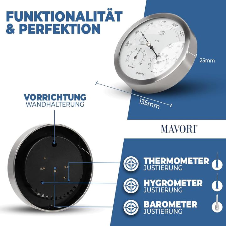 Actual product image Mavori 3in1 Barometer