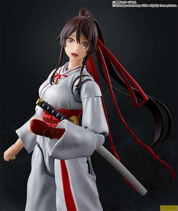 Actual product image Bandai HELL'S PARADISE - Yamada Asaemon Sagiri - Figurine S.H. Figuarts 15cm