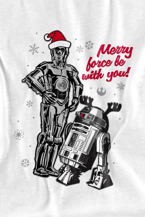 Produktbild Star Wars Merry Christmas Droids TShirt (L)