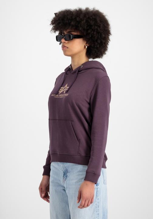 Produktbild Alpha Industries New Basic Hoody voor dames Plum M (M)
