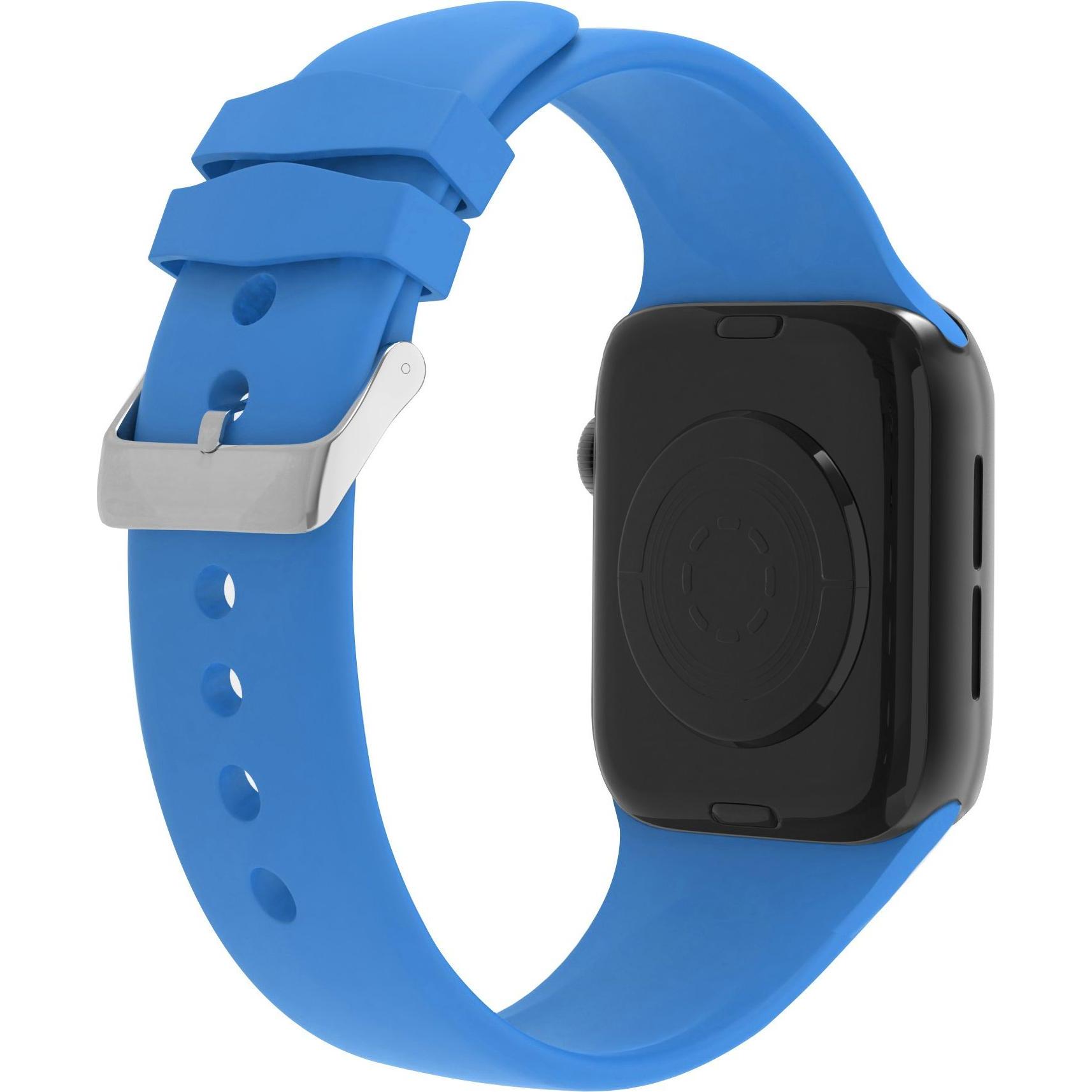 Thumbnail - Strap-it Armband (Silikon, Apple Watch), Uhrenarmband, Blau