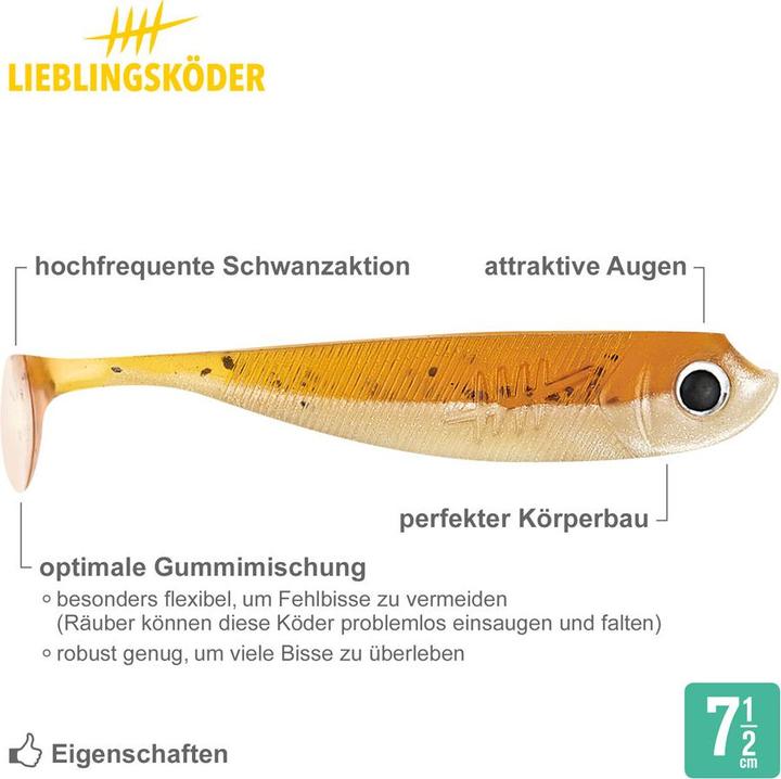 Immagine prodotto Lieblingsköder Whisky (acqua chiara, nuvole) (15 cm)