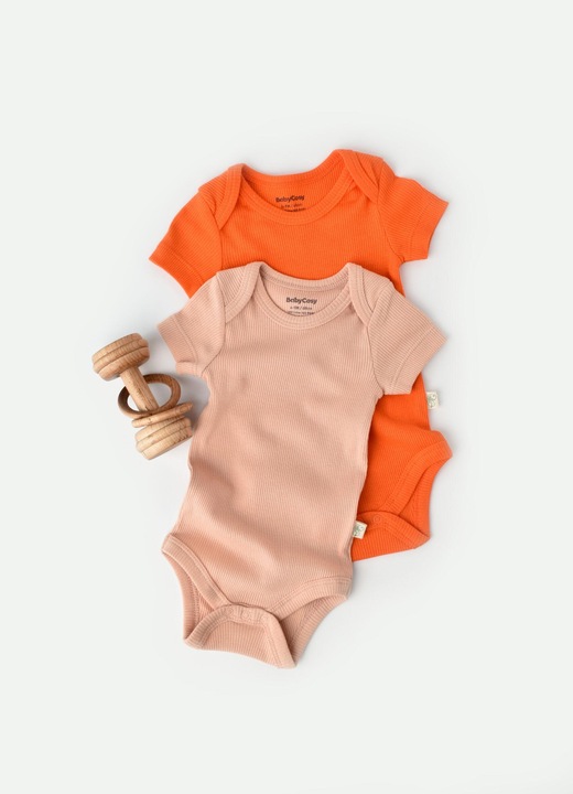 Actual product image BabyCosy 2 Pcs Short sleeved Body (74)