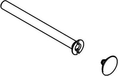 Produktbild Grohe EICHELBERG Linsenkopfschraube 440434 für 44043426 UP-Wannen-/Brausebatterie chrom chrom UP-Wannen...