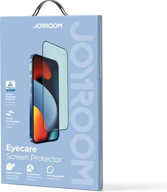 Actual product image Joyroom Full Screen Tempered Glass for eye protection JR-G02 for Apple iPhone 14 Pro 6.1" (1 pcs., Apple iPhone 14 Pro)