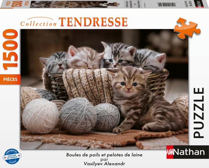 Immagine prodotto Nathan Puzzle 1500 pezzi Gattini (1500 pezzi)