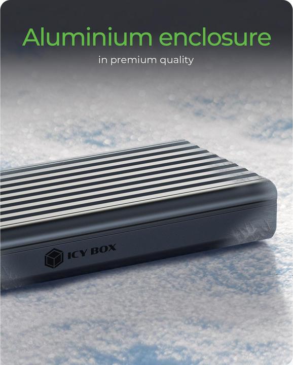 Actual product image Icy Box IB-1917M-C32a M.2 (M.2 2260, M.2 2280, M.2 2230, M.2 2242)