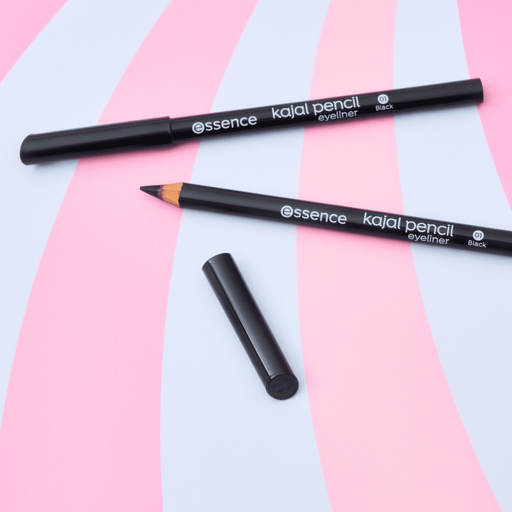 Actual product image essence Kajal (01 Black)