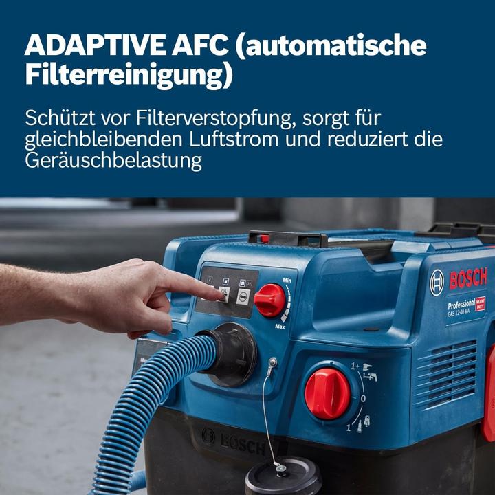 Productafbeelding Bosch Professional GAS 12-40 MA, stof-/waterzuiger (blauw/zwart) (Nat-droog stofzuiger)