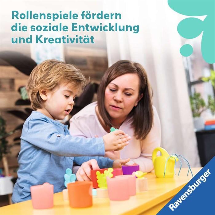 Produktbild Ravensburger Play+ Puzzle- & Spiel-Set: Meine kleinen Pflanzen – Kinderpuzzle, Pretend Play Set