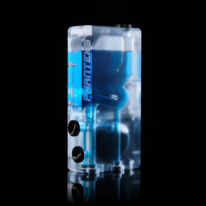 Actual product image Phanteks R160C Reservoir - transparent acrylic backplate, DRGB LED