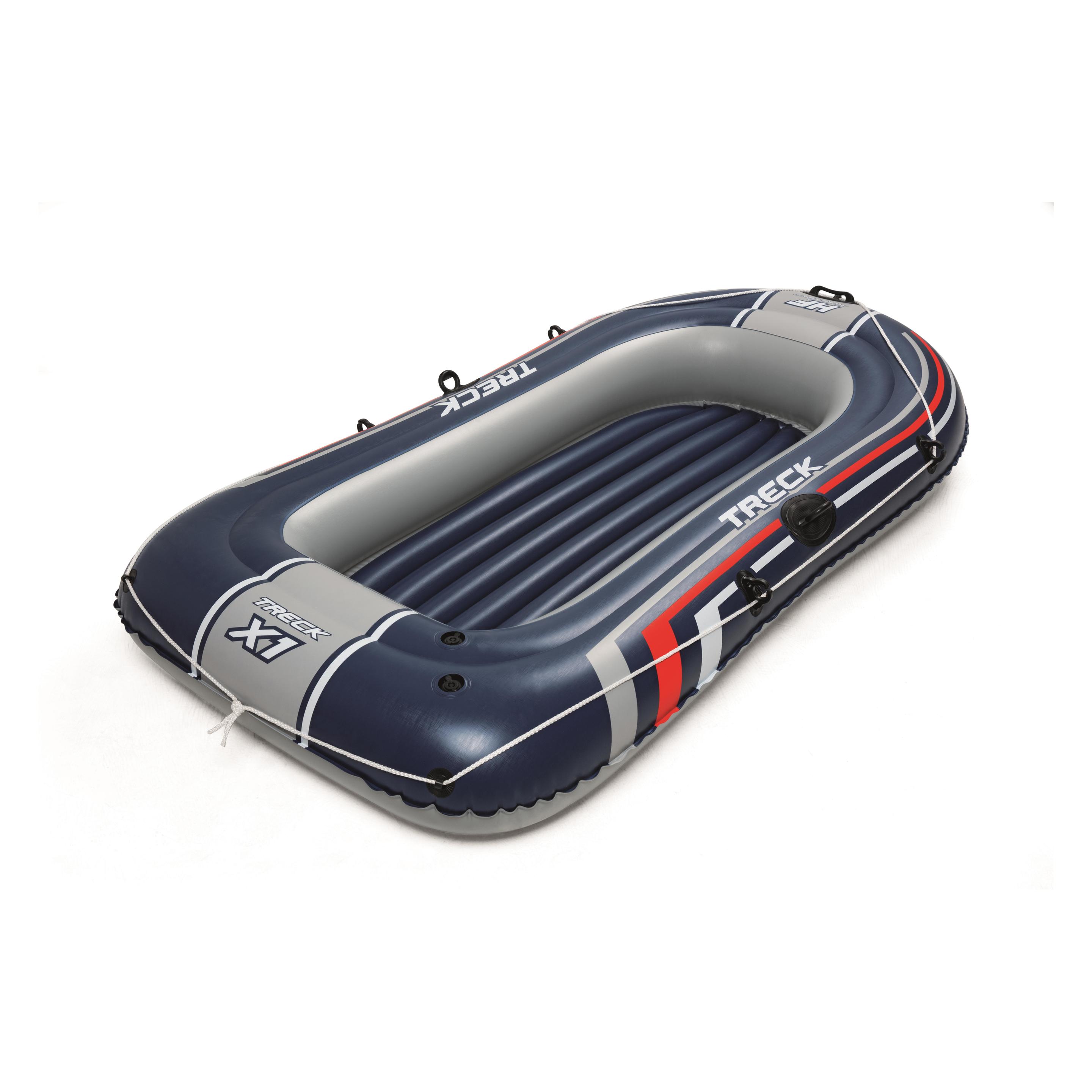 Bestway Gummiboot Treck X1 Set (228 cm, 2 Personen) (13.61083)