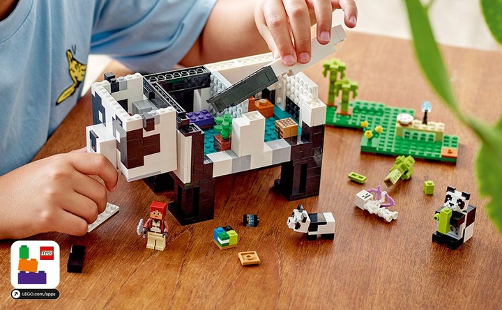 Image du produit LEGO La maison des pandas (21245, LEGO Minecraft)