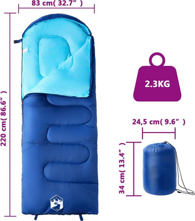 Produktbild vidaXL Schlafsack (220 cm)