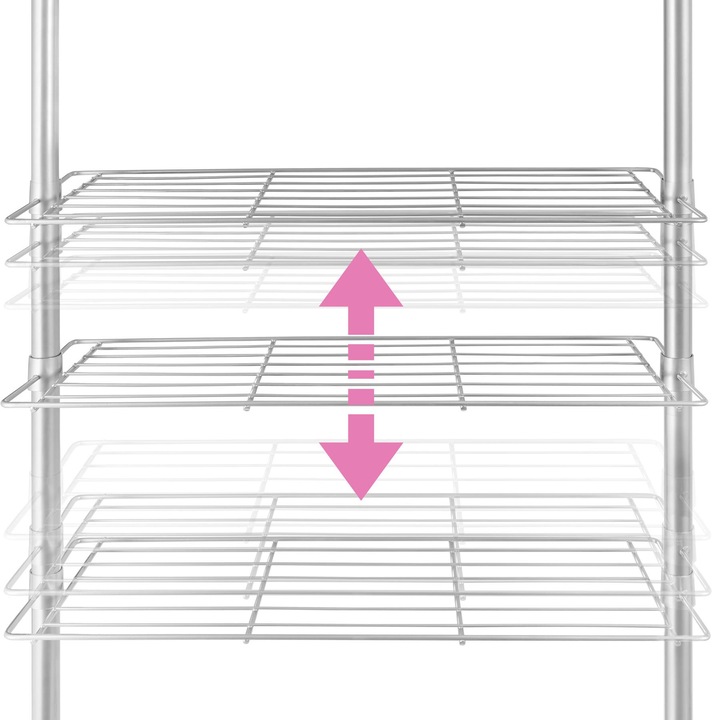 Image du produit tectake Étagère télescopique