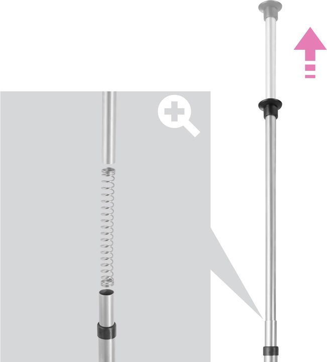 Image du produit tectake Étagère télescopique