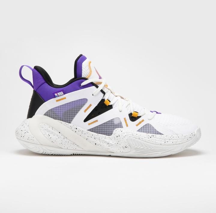 purple lakers shoes