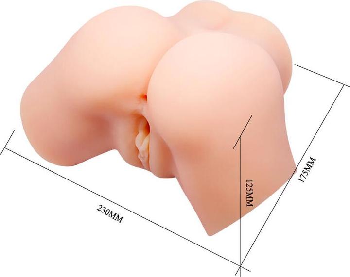 Actual product image Crazy Bull Vibrating Vagina and Ass Masturbator Samantha