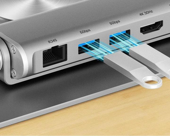 Actual product image Unitek D1109B01 (USB-C, 5 ports)