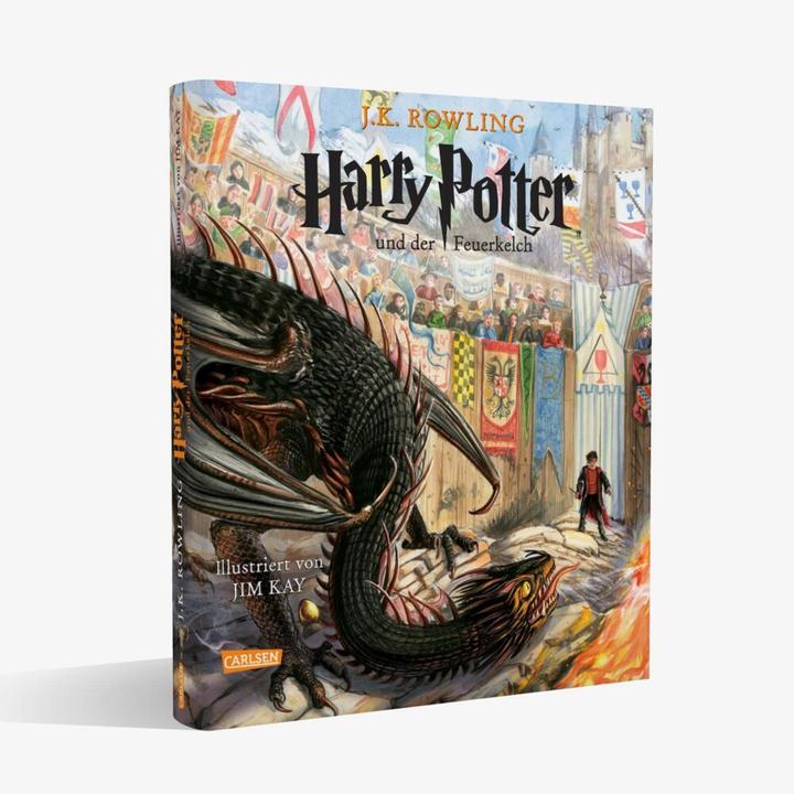 Produktbild Harry Potter und der Feuerkelch (farbig illustrierte Schmuckausgabe) (Harry Potter 4) (Deutsch, J.K. Rowling, Jim Kay, 2019)