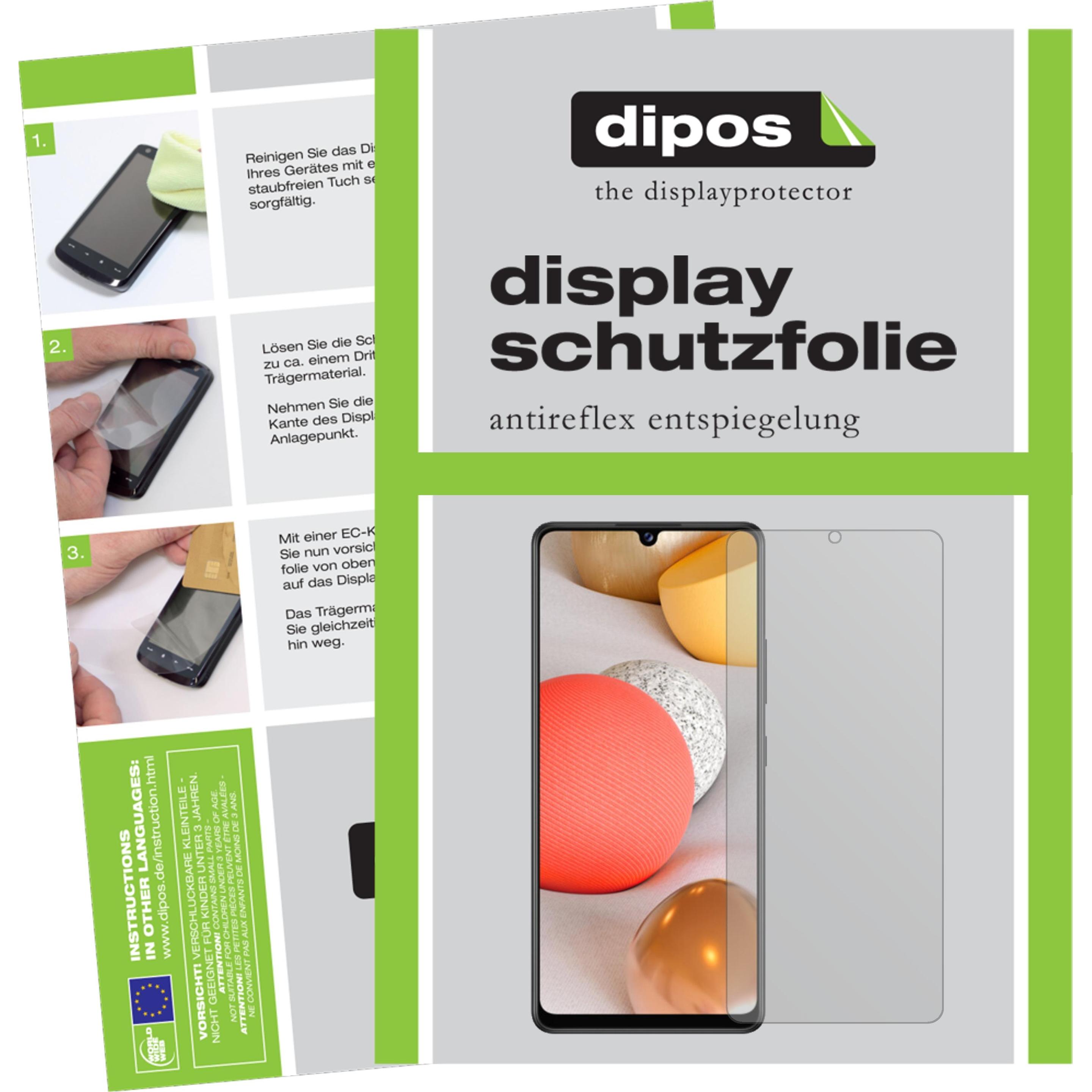 Dipos Displayschutzfolie Antireflex (1 Stück, Samsung Galaxy A42 5G), Smartphone Schutzfolie, Transparent