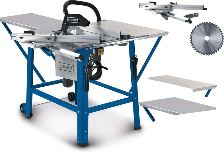 Scheppach TS310 circular table saw with sliding carriage