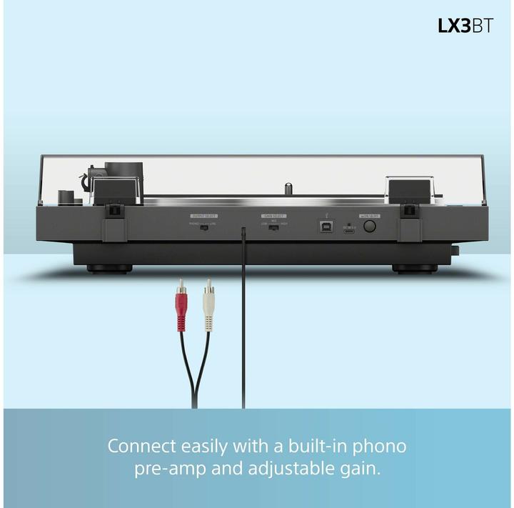 Produktbild Sony PS-LX3BT Plattenspieler schwarz (Vollautomatisch)