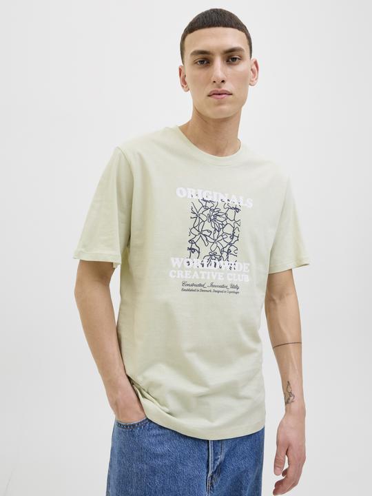 Produktbild Jack & Jones Gedruckt Rundhalsausschnitt T-shirt T-shirt (S)