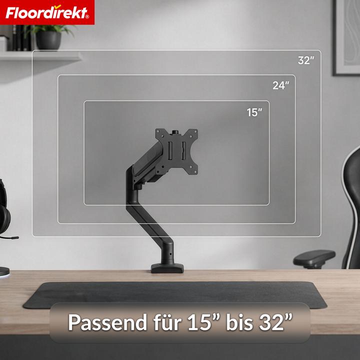 Produktbild Floordirekt Gasdruckfeder Monitorarm (Tisch, 32", 10 kg)