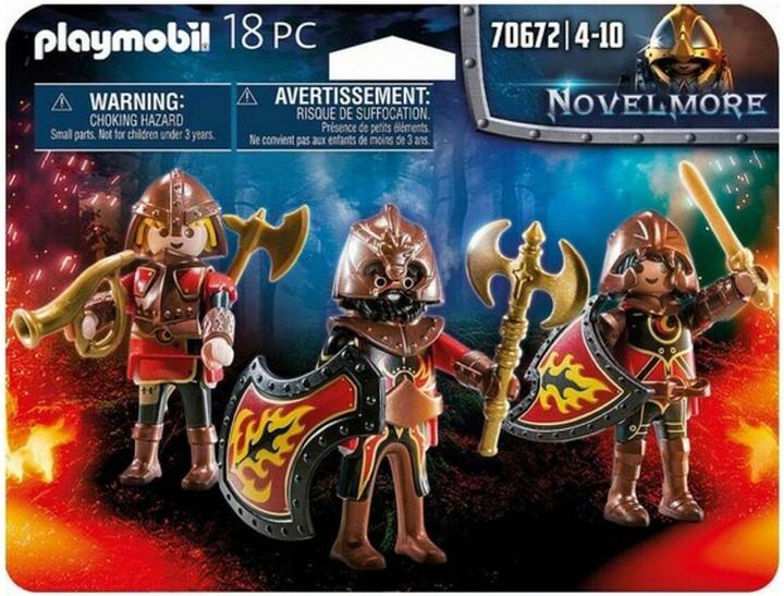 Produktbild Playmobil 3er Set Burnham Raiders (70672, Playmobil Novelmore)