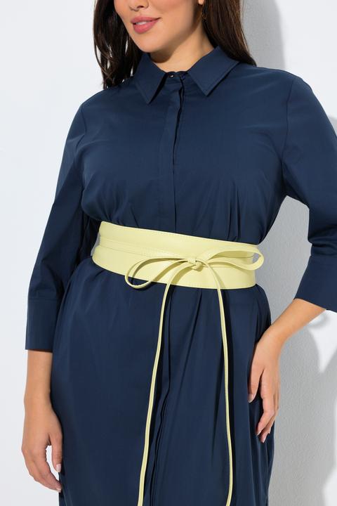 Actual product image Ulla Popken Soft Leather Tie Belt