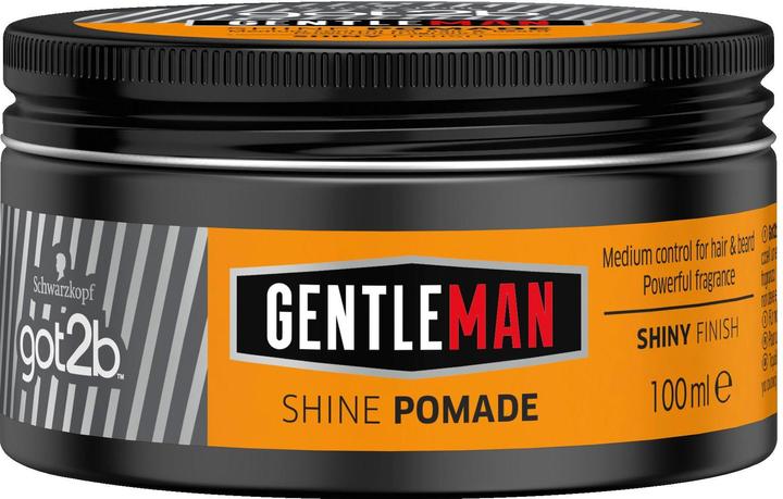 Actual product image Got2b Hair Pomade Shine Gentleman 100 ml (Hair wax, 100 ml)