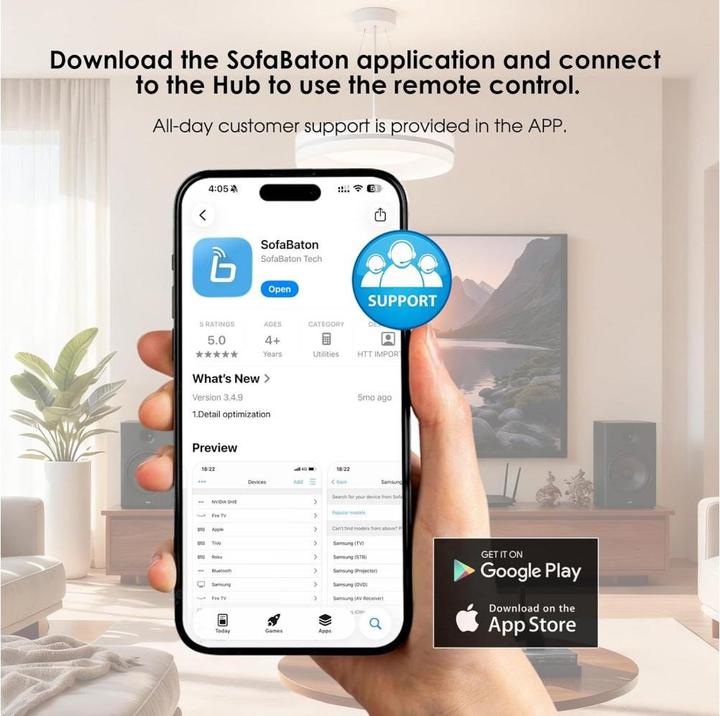 Produktbild Sofabaton X2 (Universal Fernbedienung, Bluetooth, Infrarot, WLAN)
