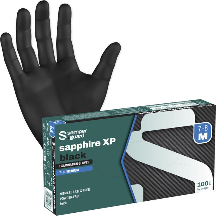 Image du produit Semperguard Gants jetables en nitrile (7, 8, M)