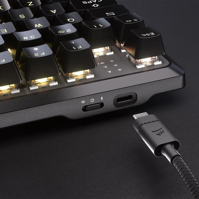 Actual product image Corsair K70 CORE TKL (DE, Wireless, Cable)